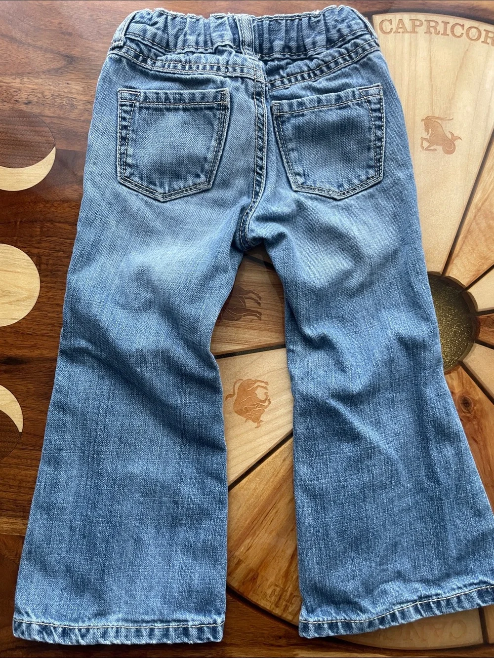 2 pair of denim Gymboree Oshkosh sizes 3T 4T Flare Boot Cut